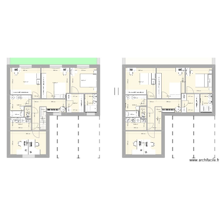 ChaLou_Nomain_Louis_Final. Plan de 16 pièces et 235 m2