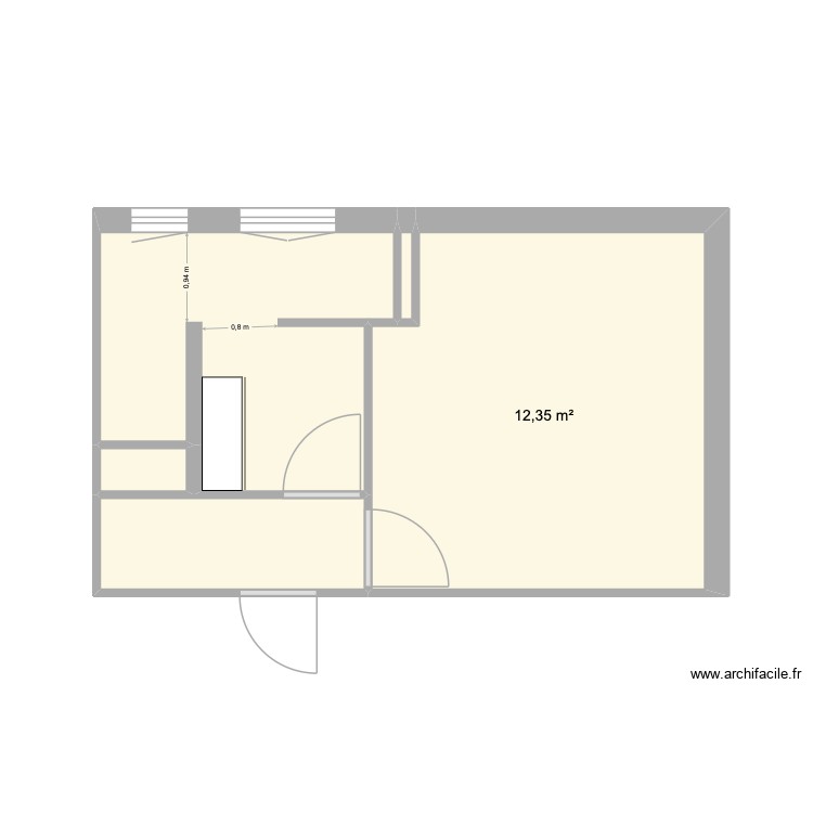 SDB. Plan de 0 pièce et 0 m2
