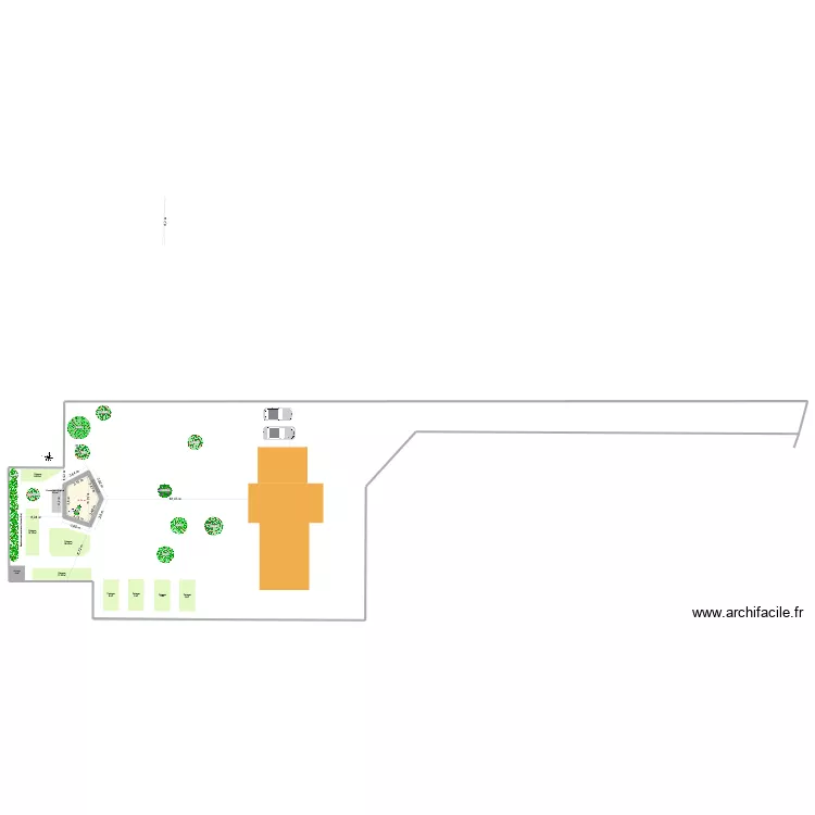 Abri de jardin. Plan de Abri de jardin. Plan de