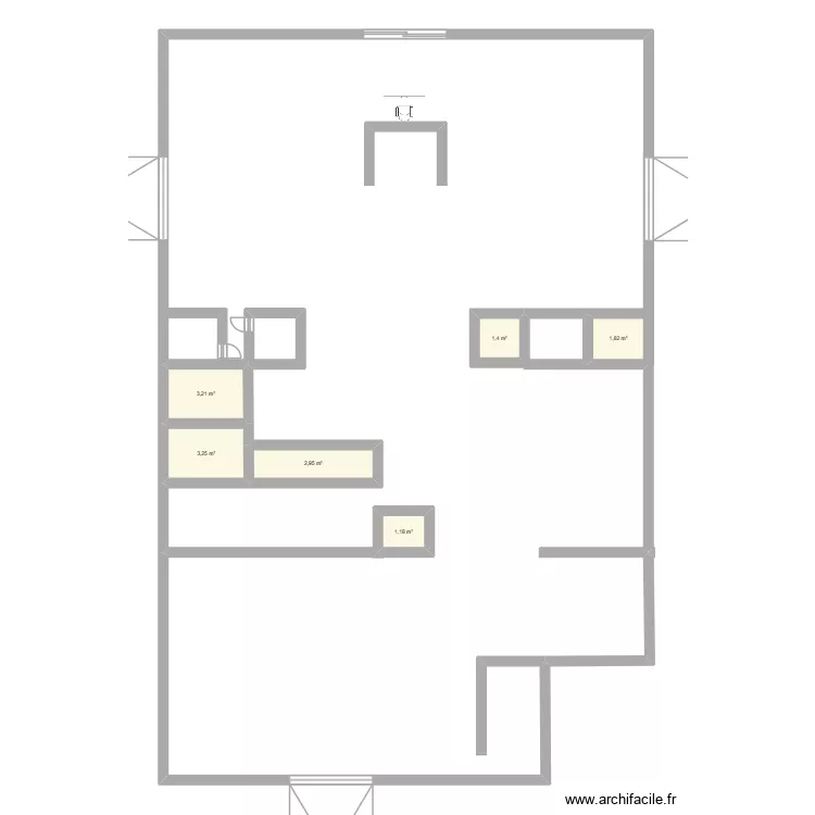 Range Rover. Plan de 6 pièces et 14 m²