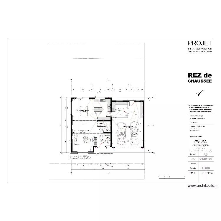 rdc. Plan de rdc. Plan de