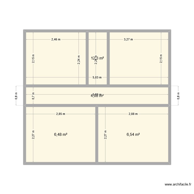 en paralelle. Plan de 0 pièce et 0 m2