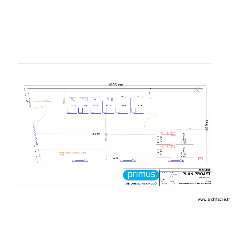 SQ DAX DOU POUN. Plan de 