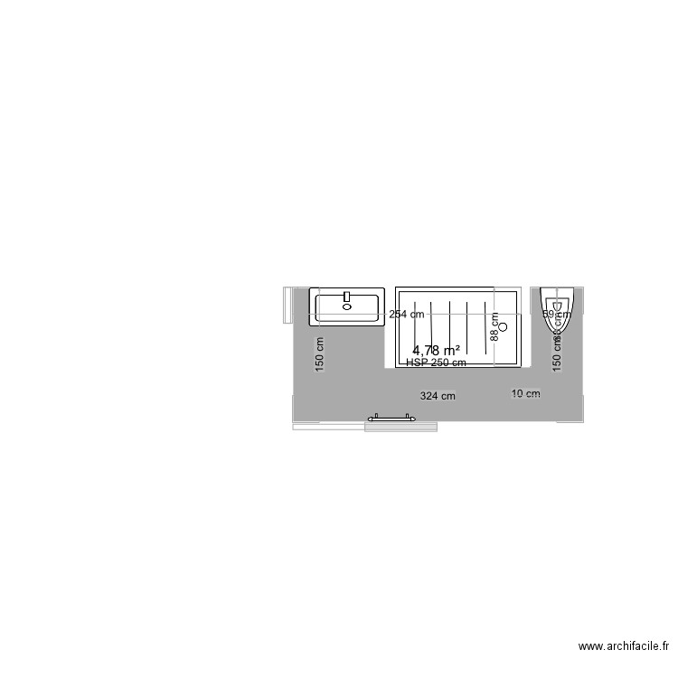 Seb chbre parentale. Plan de 0 pièce et 0 m2