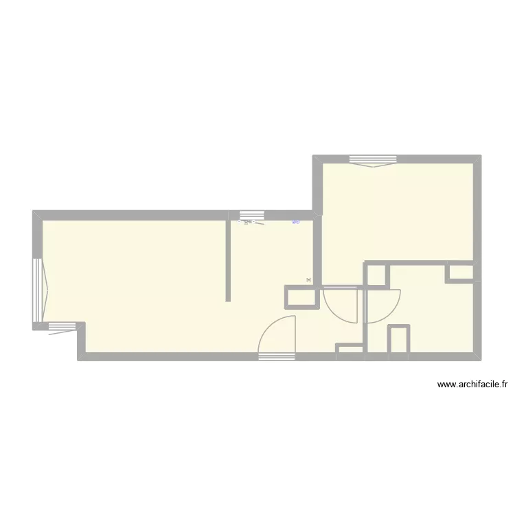 ELISA 3. Plan de 6  et 44 m²