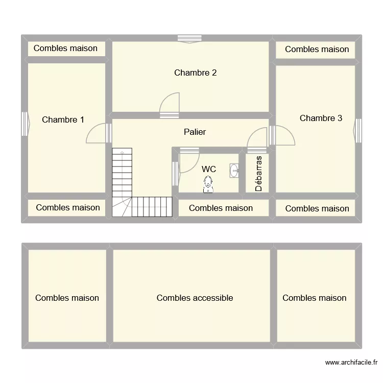 brisset etage. Plan de 14 et 134 m² brisset etage. Plan de 14 et 134 m²