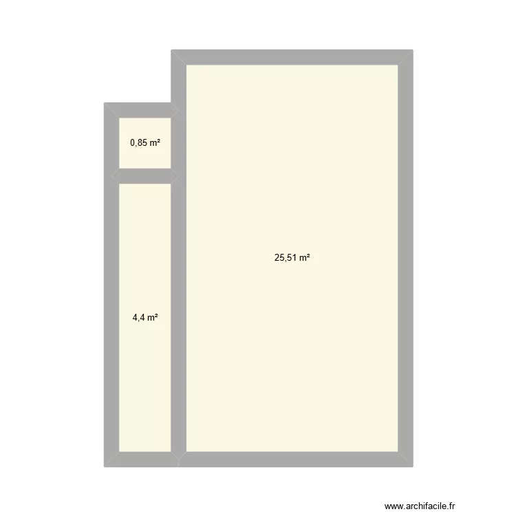 epeda. Plan de 3  et 31 m²