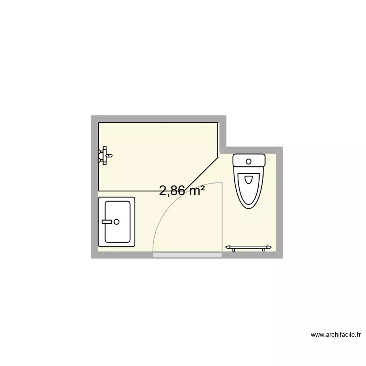 aladern seignosse. Plan de 1 pièce et 3 m²