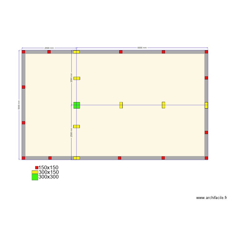 О Сваи. Plan de 1 pièce et 38 m2