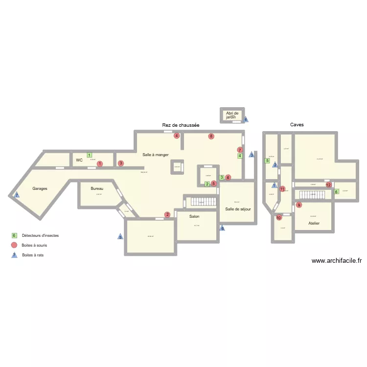 LA MAISON DE L INSTITUT MICHOTTE. Plan de 