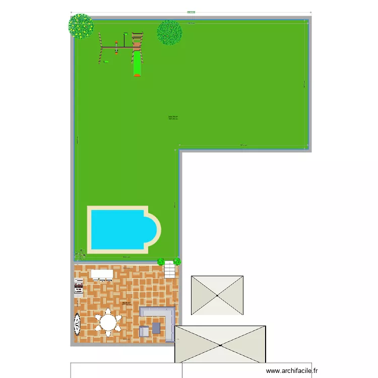 Jardin. Plan de 