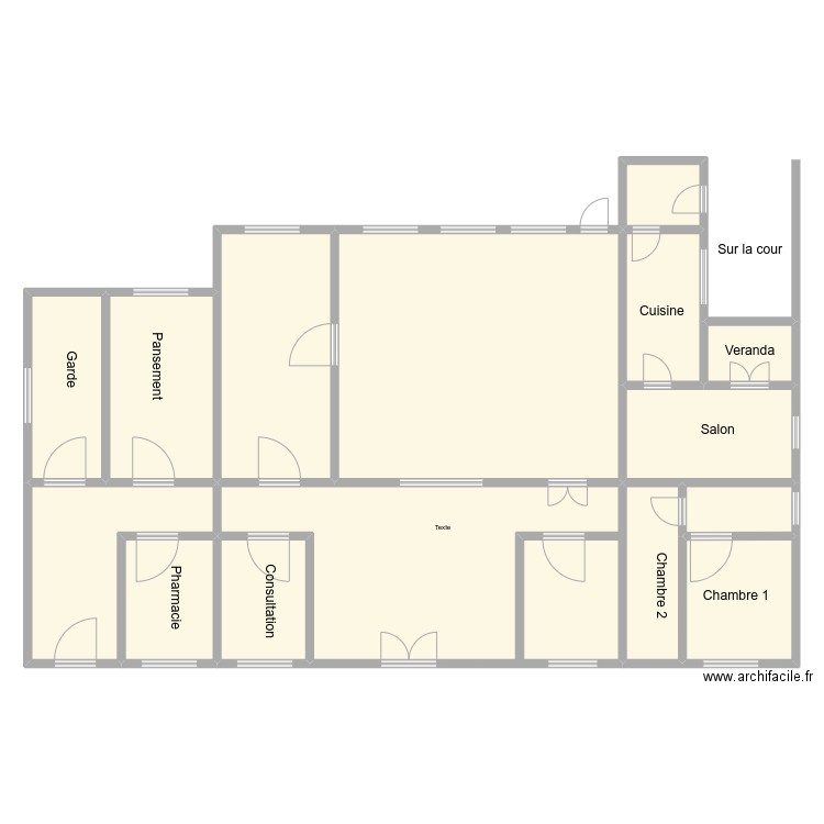 Vu en Plan Zoume 2. Plan de 0 pièce et 0 m2