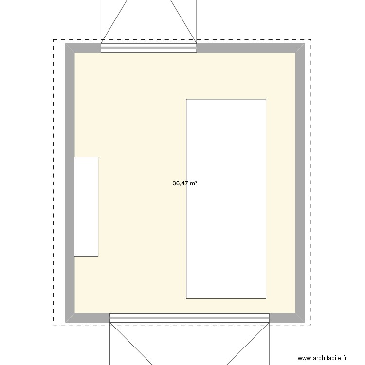 garage. Plan de 0 pièce et 0 m2
