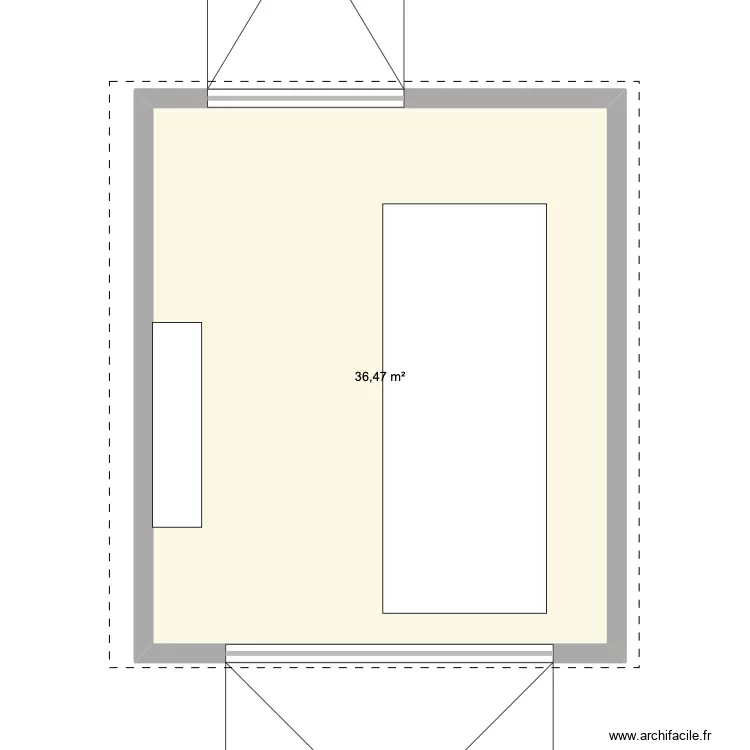 garage. Plan de garage. Plan de