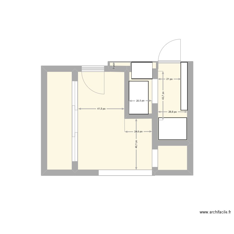 garde manger. Plan de 0 pièce et 0 m2