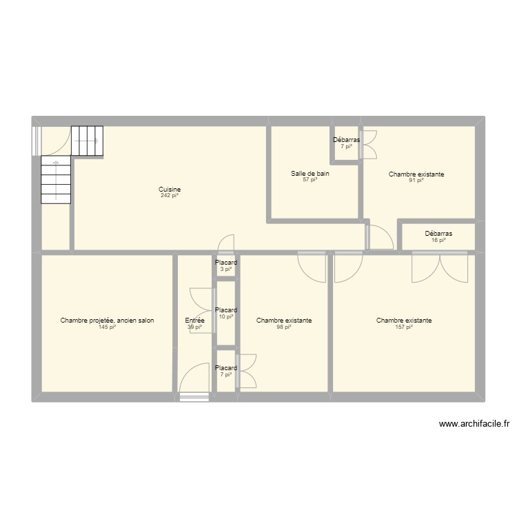 435 Mont&eacute;e du sourire. Plan de 0 pièce et 0 m2