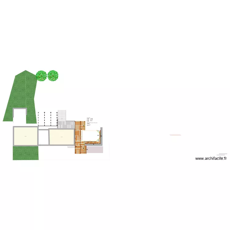 Terrasse piscine IPN. Plan de 2 et 111 m² Terrasse piscine IPN. Plan de 2 et 111 m²
