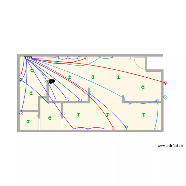 MEDINA COPIE. Plan de 3  et 29 m²