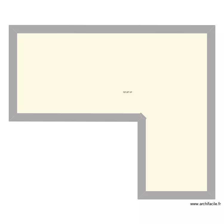 maison barenton 1. Plan de 1  et 122 m²