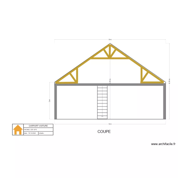 ALFRED COUPE DP3. Plan de ALFRED COUPE DP3. Plan de