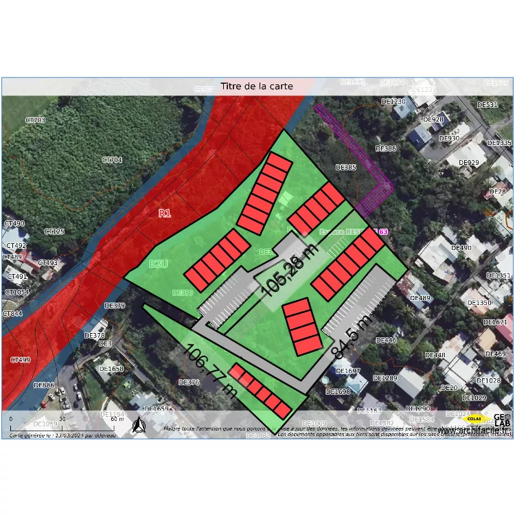 LIGNE PARADIS . Plan de 