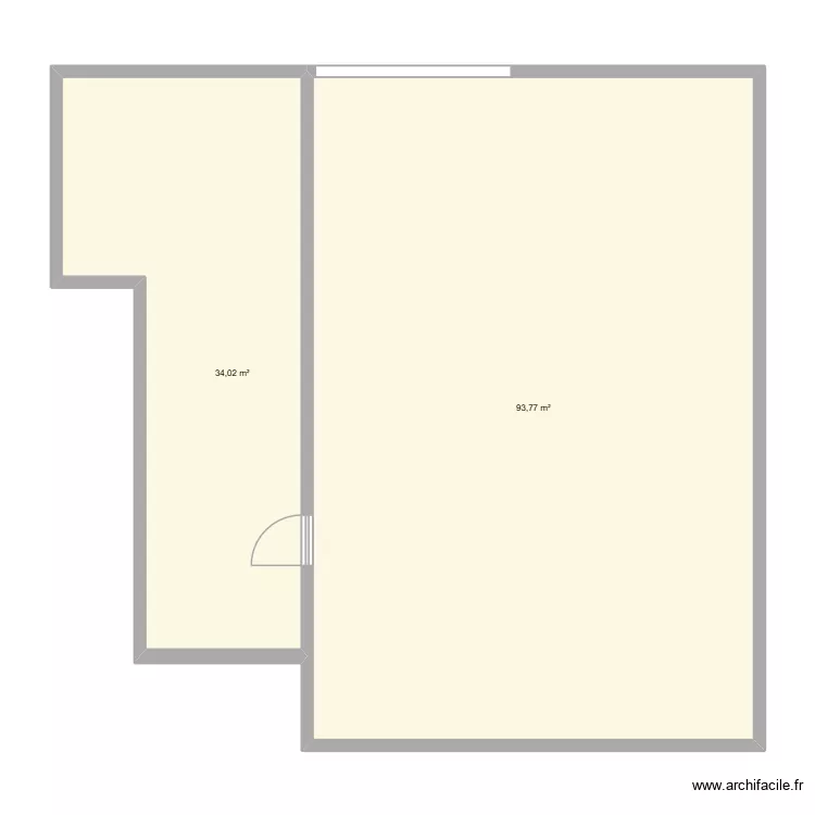 Montayral 1. Plan de 2  et 128 m²
