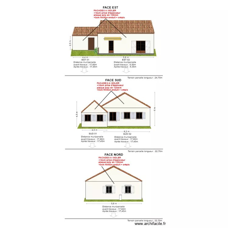 DP03 deltour. Plan de 
