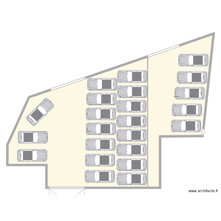 GARAGE ACTUEL. Plan de 2 pièces et 356 m2