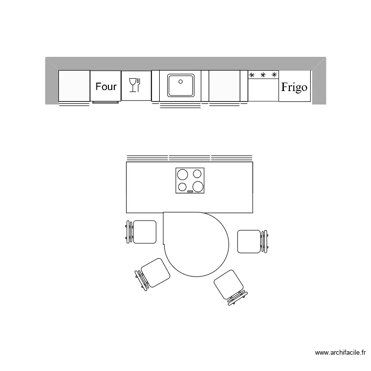 Cuisine 2. Plan de 