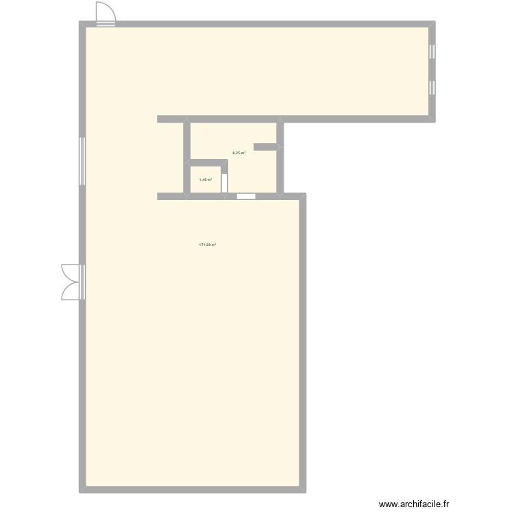 plan metrage. Plan de 0 pièce et 0 m2