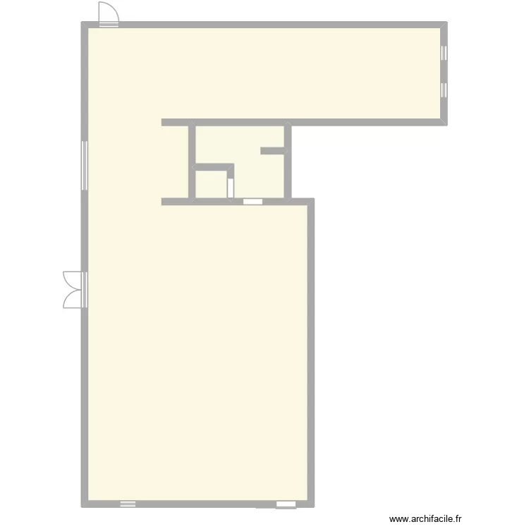 plan metrage. Plan de 3  et 182 m²