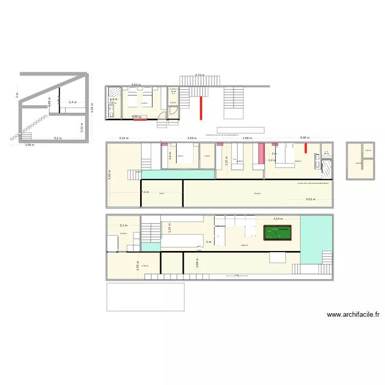 LOFT JOFFRE V19. Plan de 15  et 274 m²