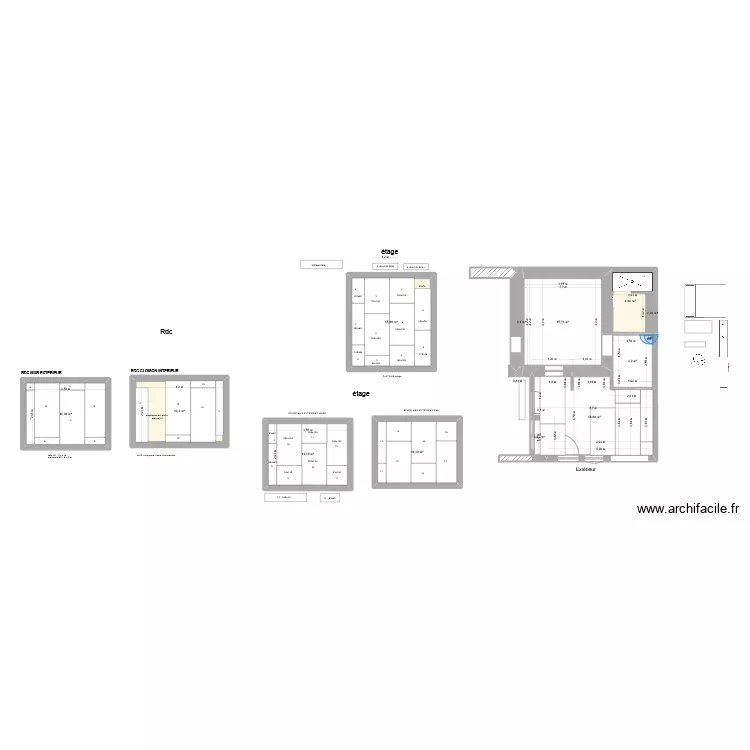 plan appart calepinage plafond 250x120 bis. Plan de 