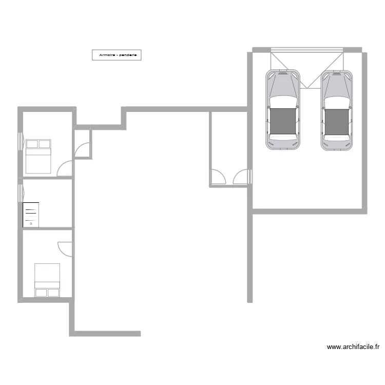 maison mube. Plan de 