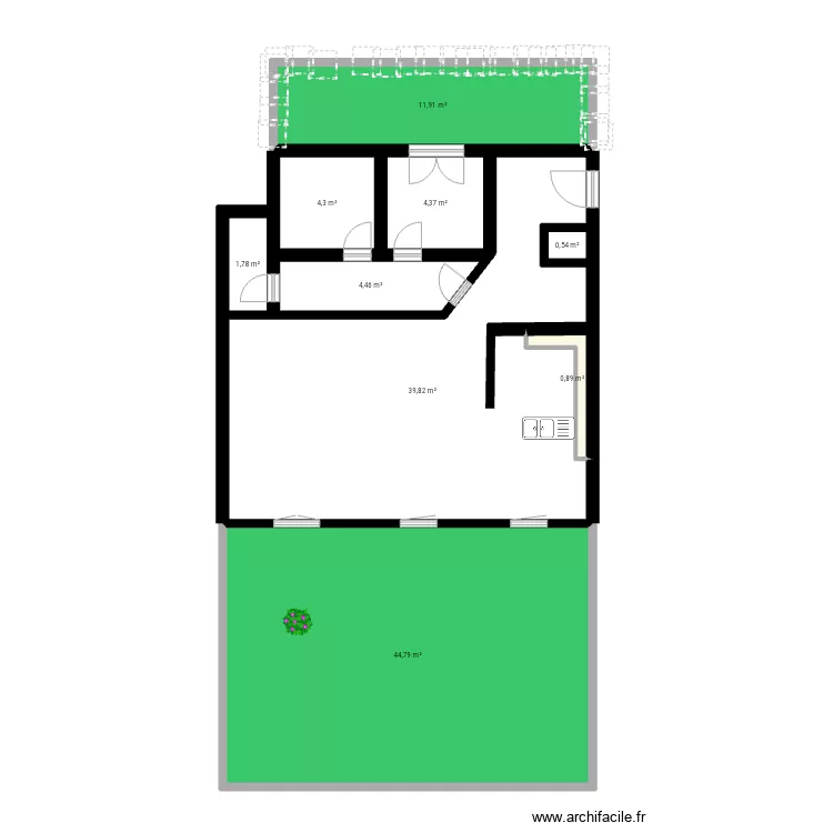 T3 epagny. Plan de 