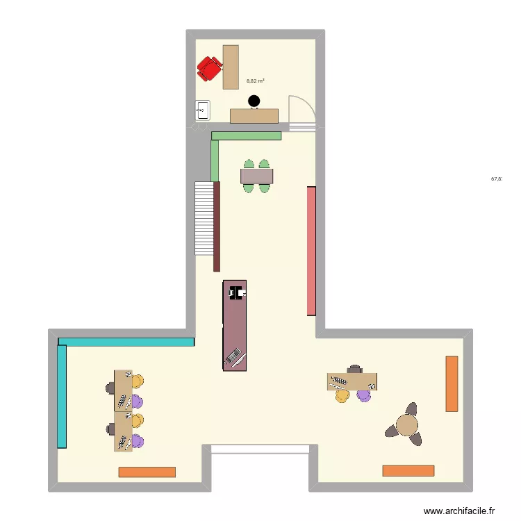 MAG. Plan de 2 et 77 m² MAG. Plan de 2 et 77 m²