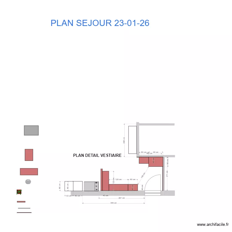 PLAN - DETAIL VESTIAIRE 02-05-26. Plan de 