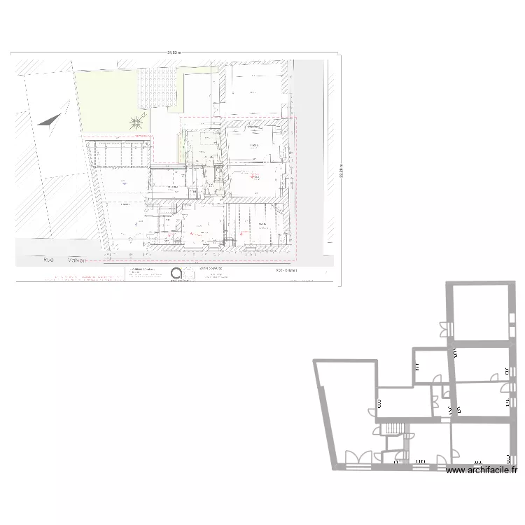 DAMPT CHABLIS HABITATION. Plan de 