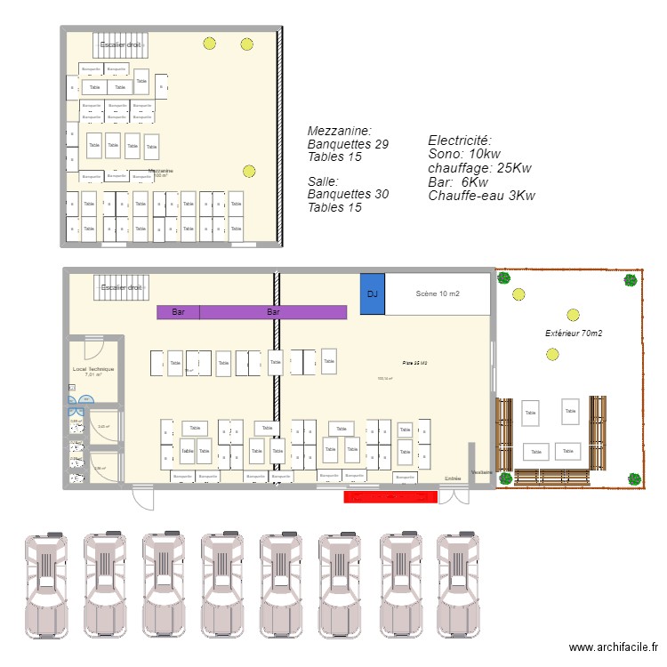 PACHA Verberie. Plan de 9 pièces et 293 m2