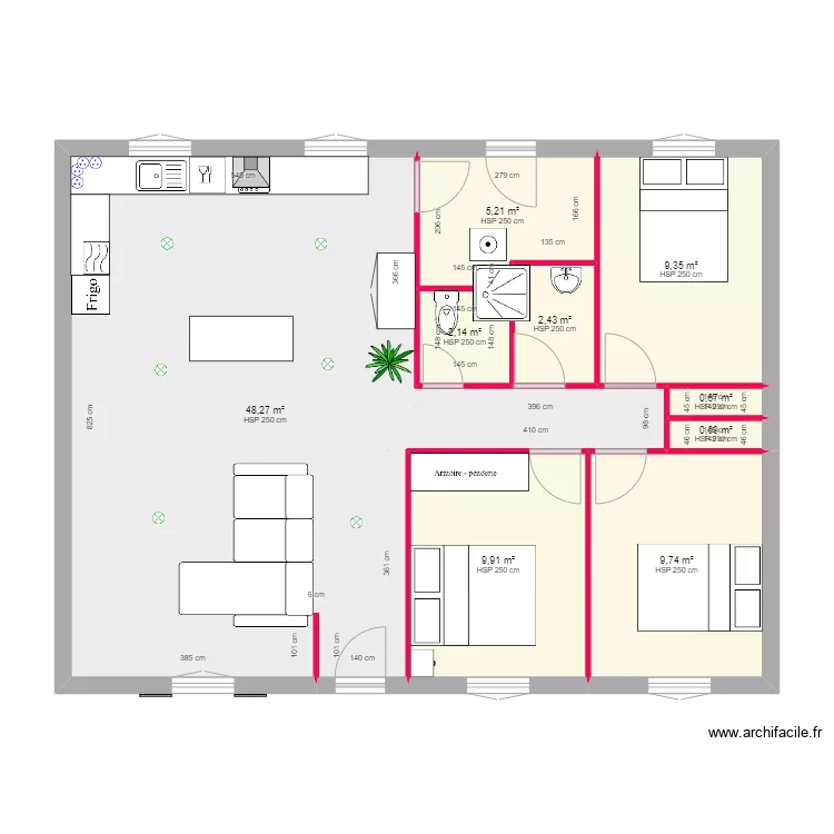 maison bassens 3. Plan de 