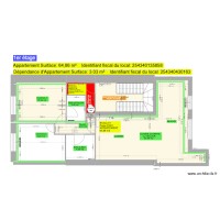 COURBET 1er ETAGE + ANNEXE