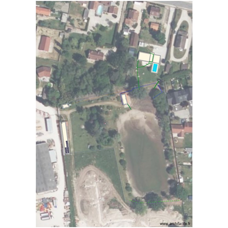 flav maison. Plan de 7 pièces et 468 m2