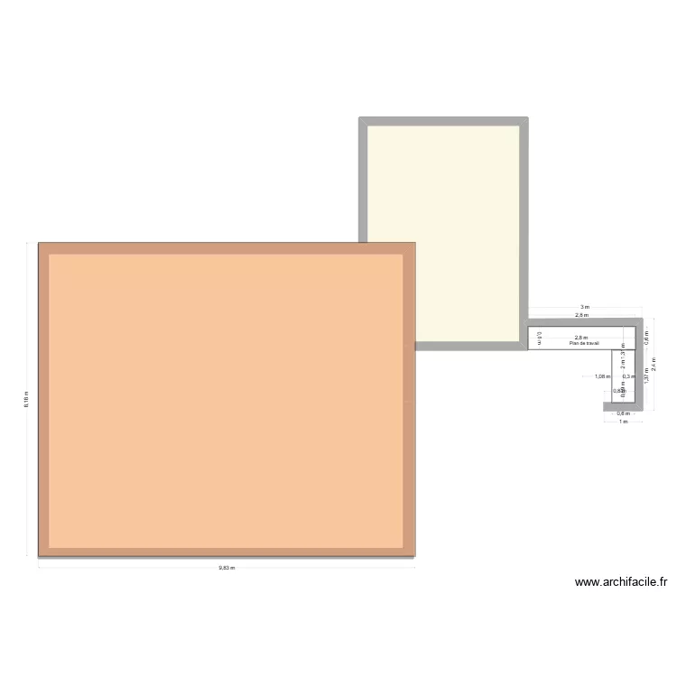 Aménagement extérieur sans toi. Plan de 2 et 91 m² Aménagement extérieur sans toi. Plan de 2 et 91 m²