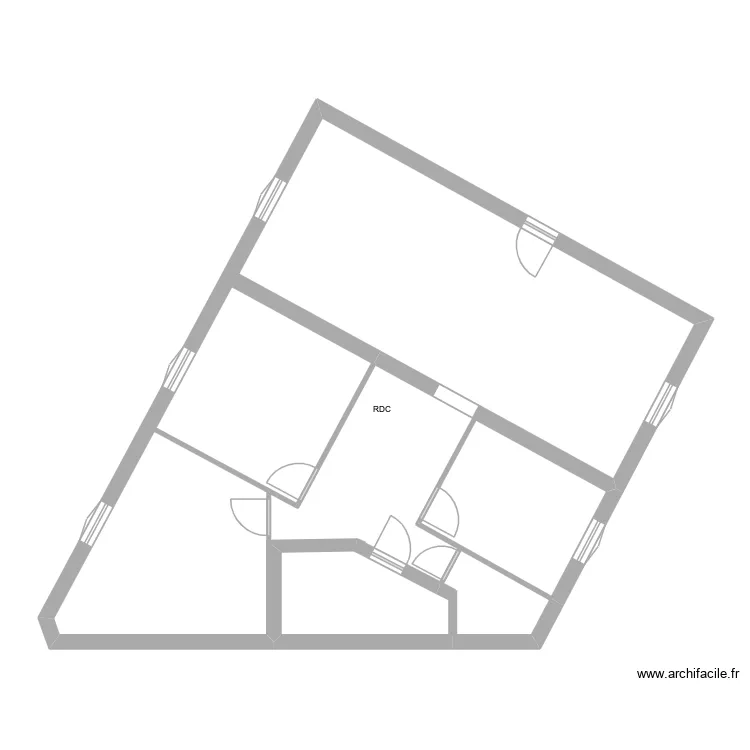 fred. Plan de 3  et 187 m²