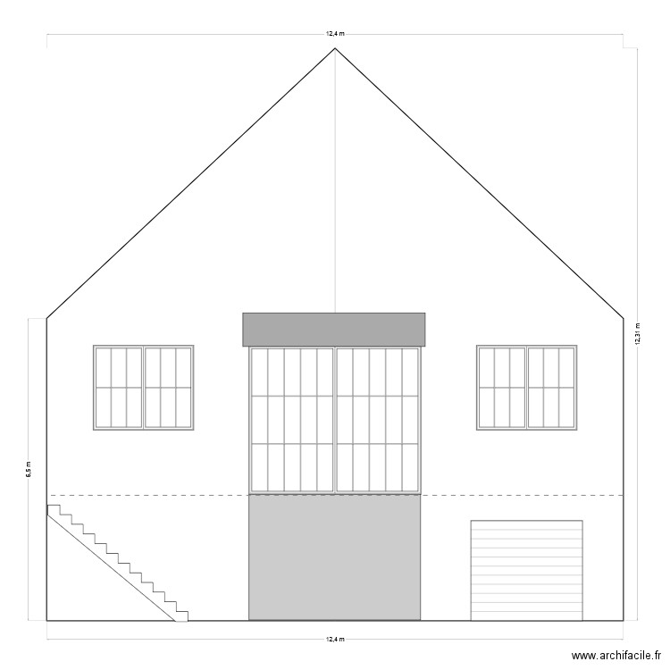 Facade kernascleden. Plan de 0 pièce et 0 m2