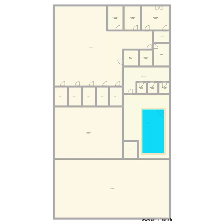 plan neoterra 2. Plan de 21  et 788 m²