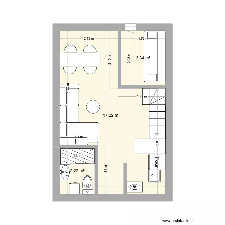 appart Palavas. Plan de 