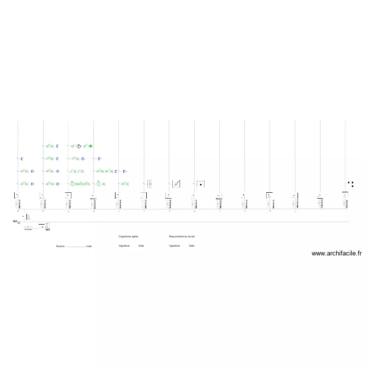 Unifilaire Ridha. Plan de Unifilaire Ridha. Plan de