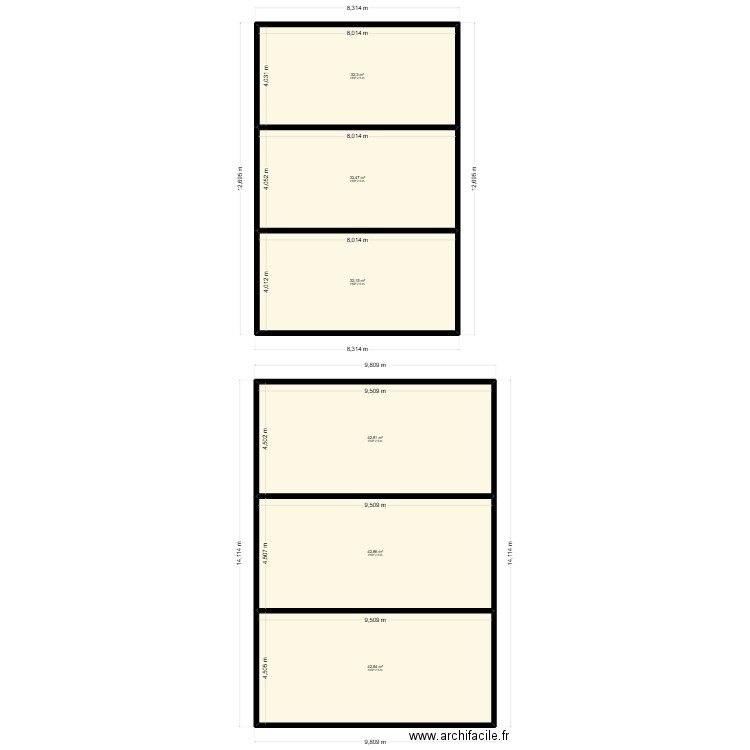 bouake bongouanouc. Plan de 6 pièces et 225 m2