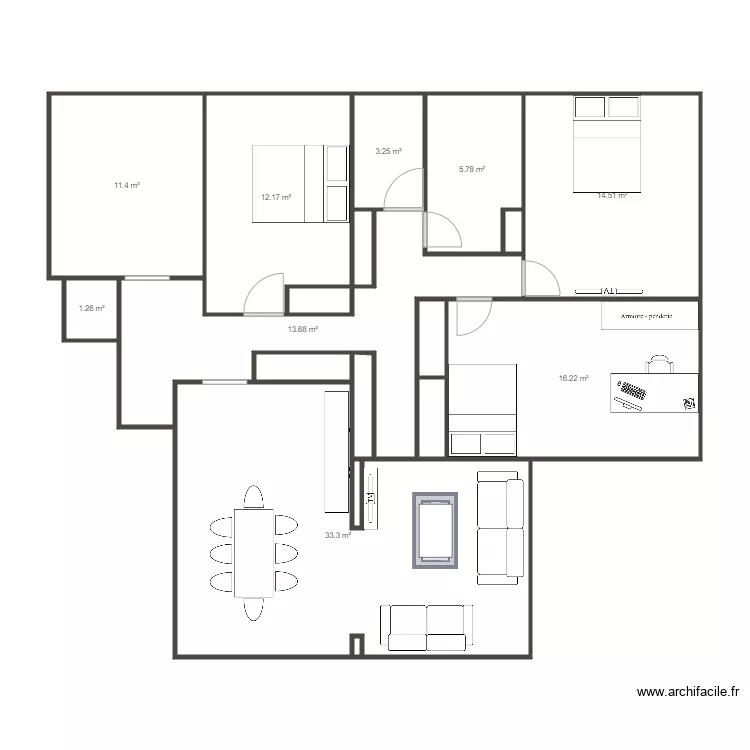 appartement parents. Plan de appartement parents. Plan de